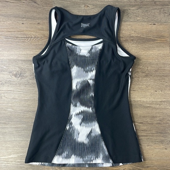 Everlast Women’s Black White Activewear Tank, size small - Picture 7 of 9